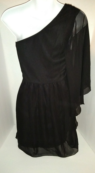 As U Wish chiffon one shoulder dress - Picture 6 of 7